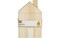Hampton Art Craft Me! Wood House Natural with Chimney, 5.25" x 8", natural pine, customize by painting, staining, embellishing or decorating it, for home decor, table settings and more